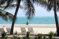 Beach of the Hotel PALM BEACH CONDOS - Cabarete - Dominican Republic